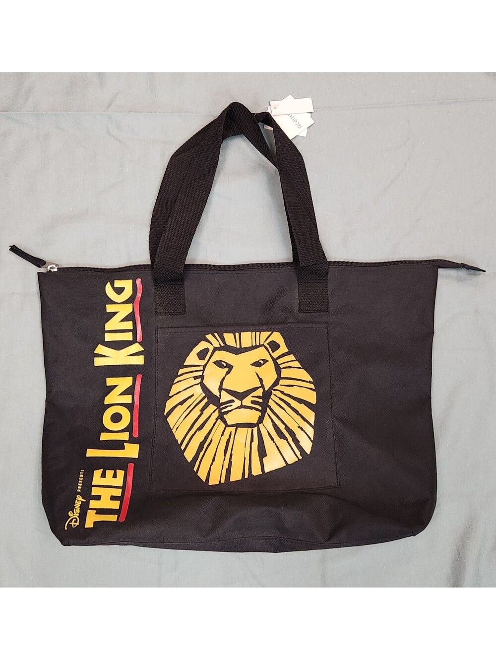 Disney The Lion King Broadway Musical VIP Zippered Tote Bag Merchandise NWT